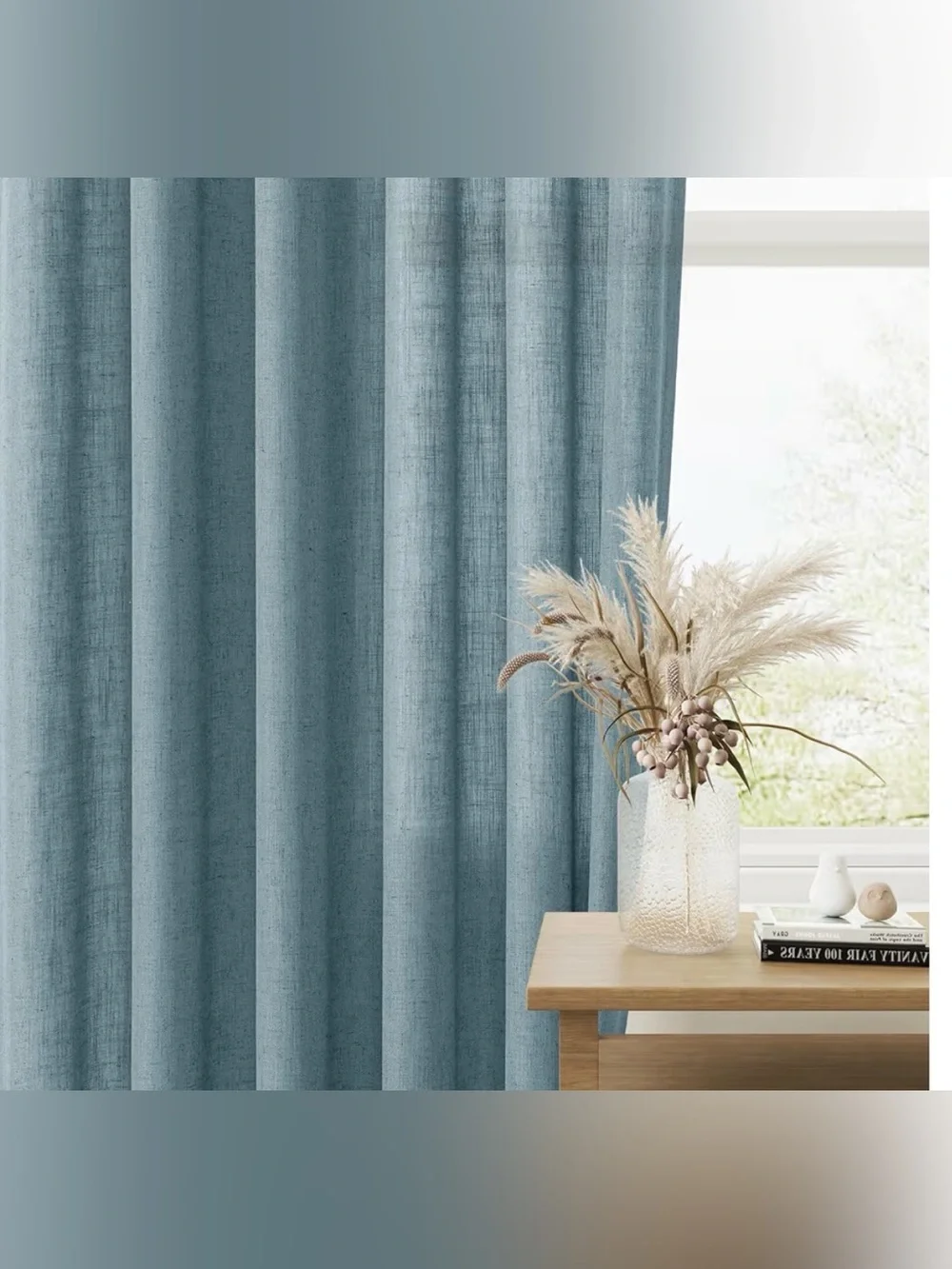 N/A linen curtains